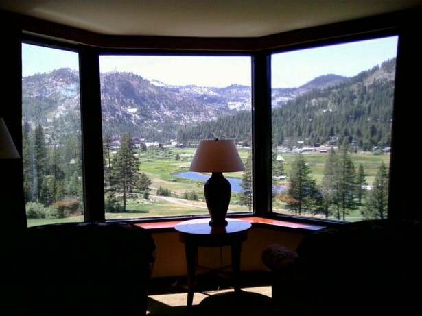View from living room at Squaw Creek; ahhhh....