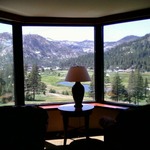 View from living room at Squaw Creek; ahhhh....