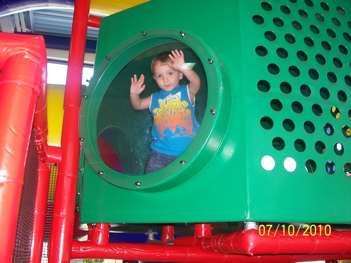 First Trip to McDonalds play place