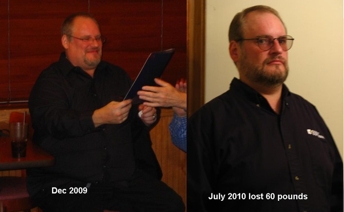 July 24,2010 -Today Marks 60 pounds I have lost since Dec 2009