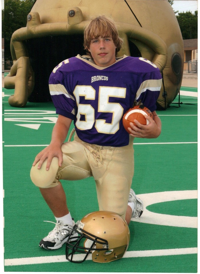 Charlie 10th grade football picture