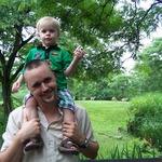 Elijah and Daddy at the Pittsburgh zoo!