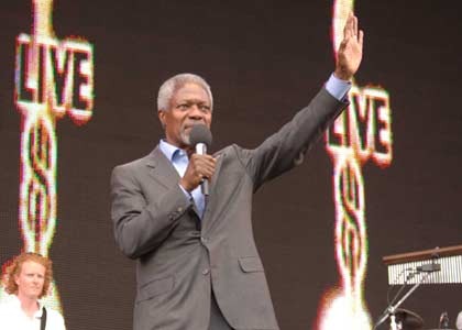 Live8 1995 Kofi Annan
