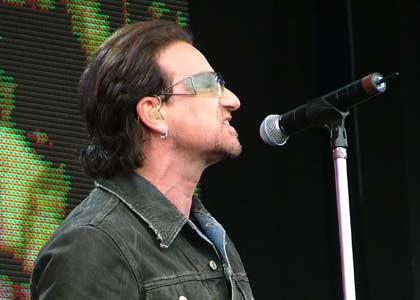 Bono at Live8 1995