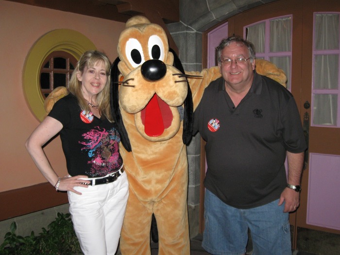 Steve and me with Pluto