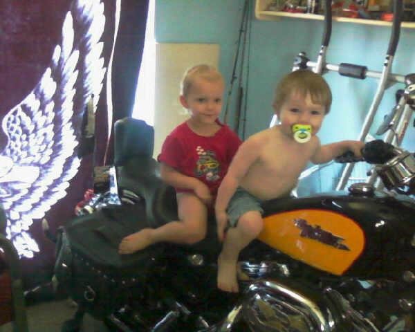 my nephew(hunter) and Phe, they r only 24 days apart in age