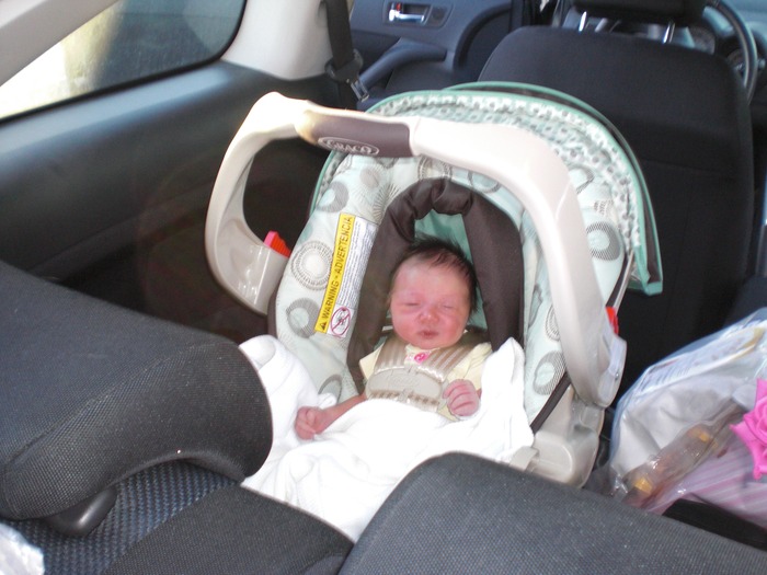 First Car ride home from hospital