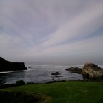 View from deck at Depoe Bay; constantly changing. Ahhh...
