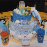 diaper cake made by my sisters

