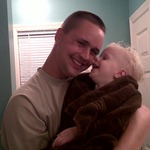 Elijah being silly with daddy 