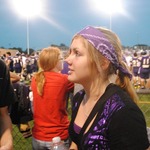 My daughter Mary at the game the night before the dance