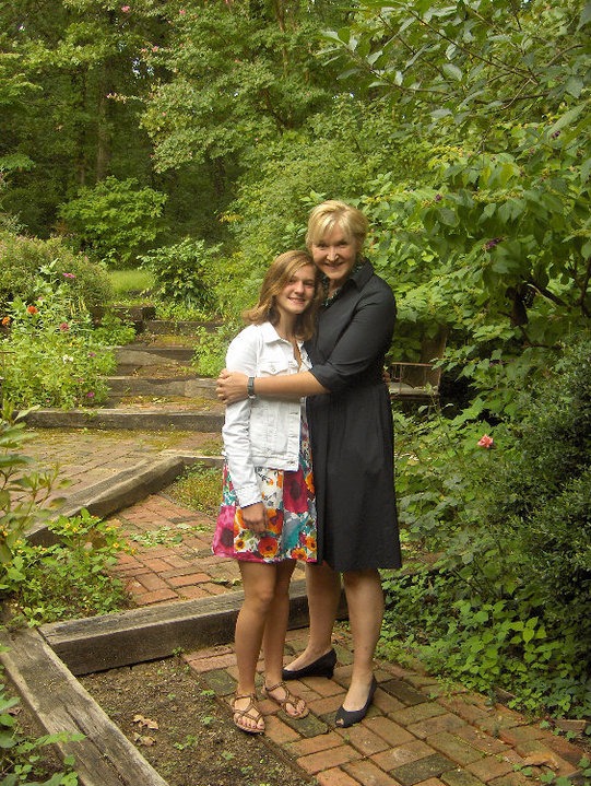 With my mom in Arkansas