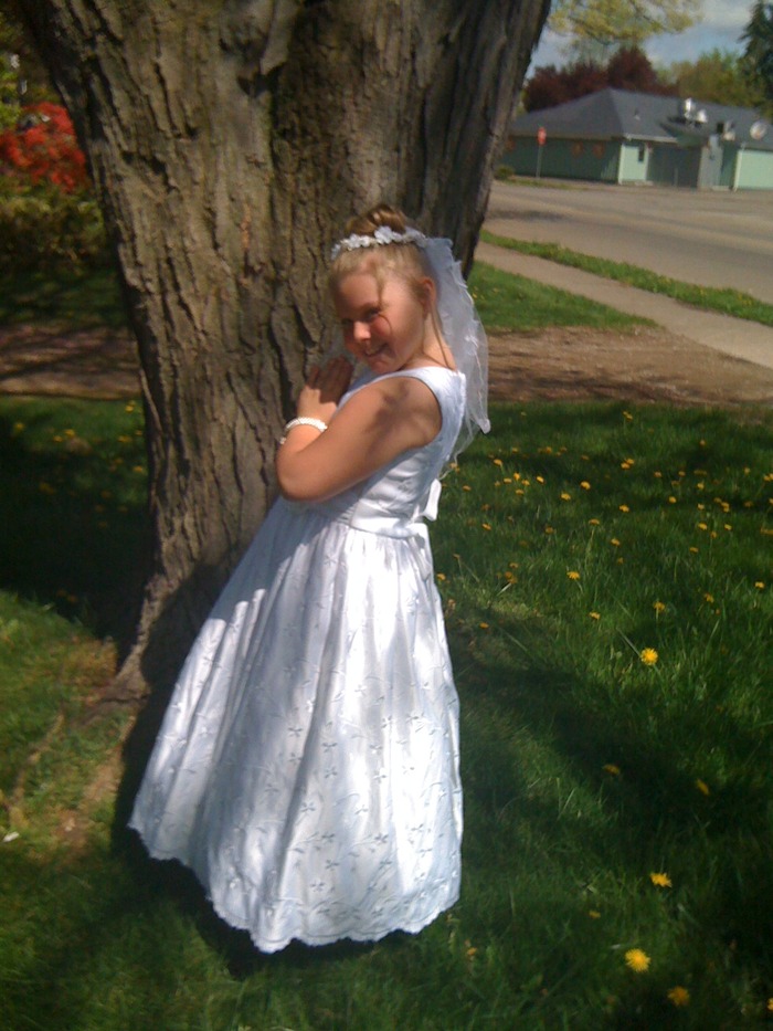 Brianna's first Holy Communion
