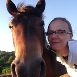 me and flo one of my rescue ponies