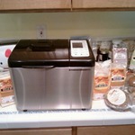 New bread machine and stuff from Bob's Red Mill I bought on 10/14