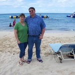 me and johnny in cozumel