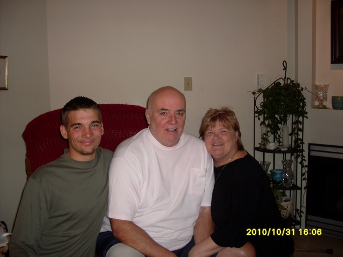 son ,step dad and my mom