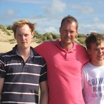 Dad and sons