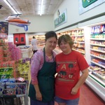 my best friend tina and me  after an all school reunion in monticello louisiana
