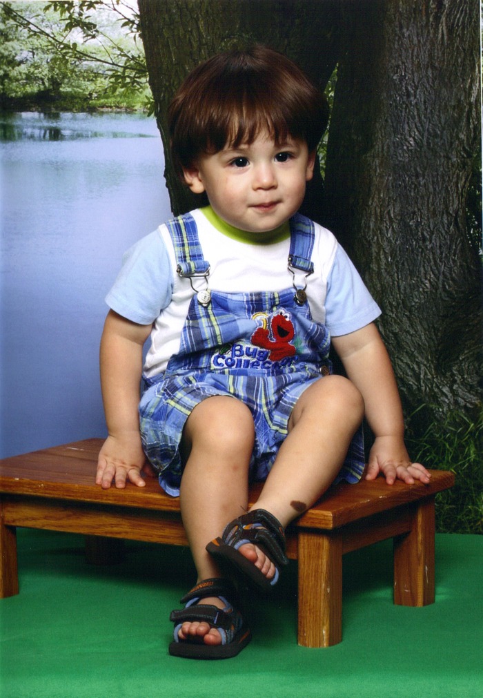 My lil man at 2 years old