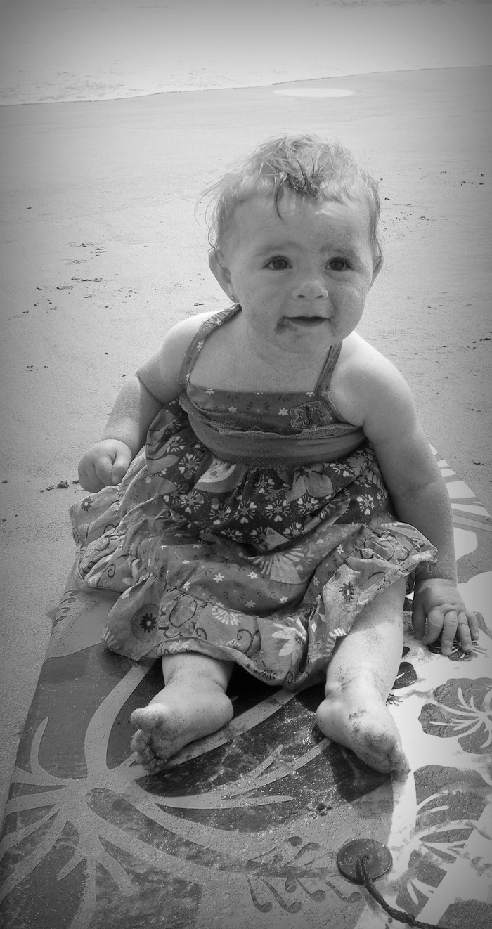 Lyndsie at the beach