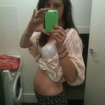 10 weeks and 2 day baby bump ?bloating
