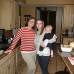 Mommy & Cole with his great Aunt Dawn