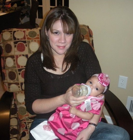 My Cousin and her baby :) Baby starting to look just like her dad. lol