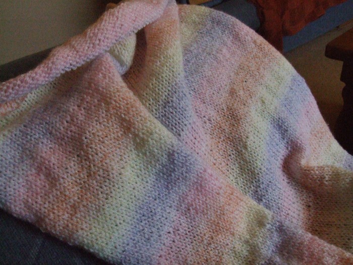 my knitted baby blanket