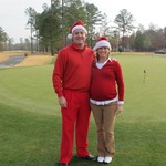Thought I would add a golf tourney pic from this year...big difference in me! 