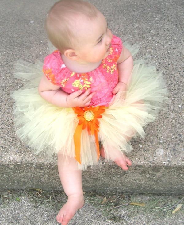 Leah in one of my tutus I now design!