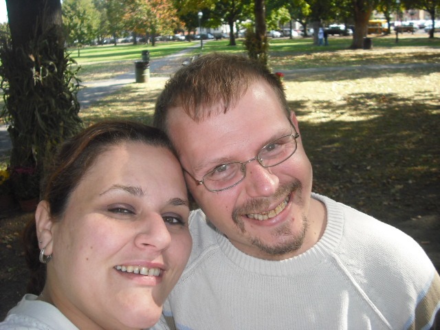 me and the hubby on  our second wedding anniversary 