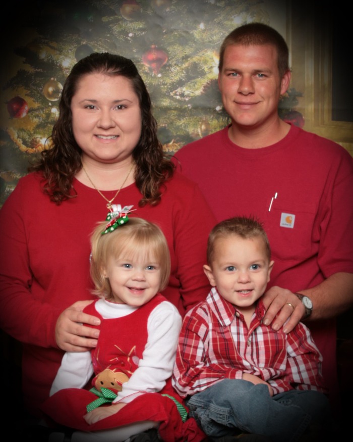 our Christmas family photo