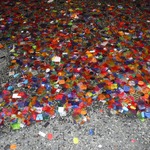 Leftover Confetti from New Yrs Eve NYC 2011