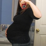 33 week belly