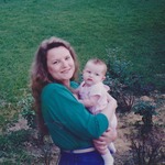 With my niece 1989
