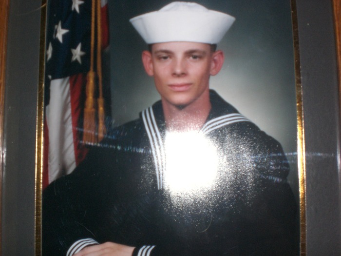 My son Darrell, who was once in the navy for 4yrs.