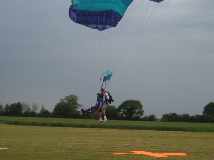 June 2006 - They wouldn't let me jump alone!