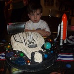 My Lil' Man @ his 4th Bday party 3-5-11