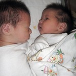 After days apart due to Sydney's stay at Hotel NICU, she's gaga to be united with her brother