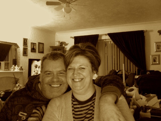 My hubby and I after 19 yrs of marriage. 