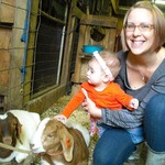 Kenz and I at the in laws farm