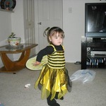 she makes a cute bumble bee