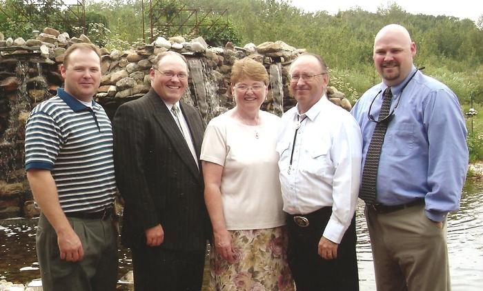 My family, Mom and Dad, and my two brothers.