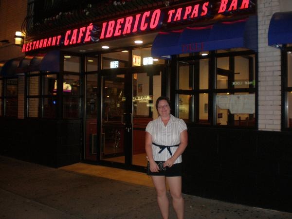 Outside Cafe' Iberico in Chicago
