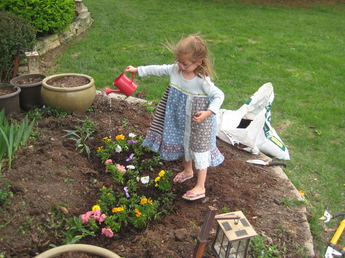 Planting our Spring Flowers