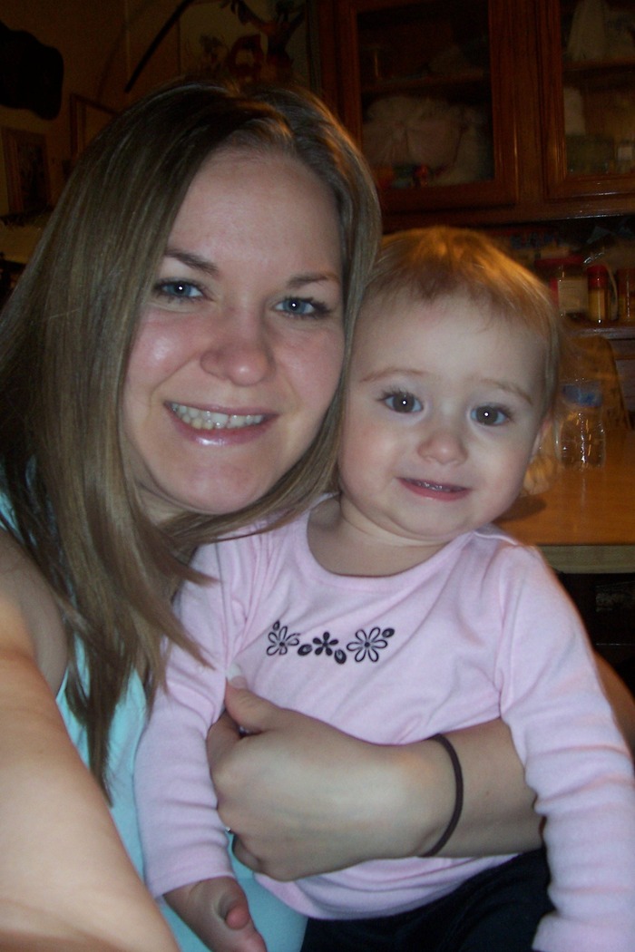 Me and my daughter Kaitlyn :) 16 mths