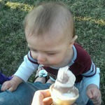 First ice cream cone!