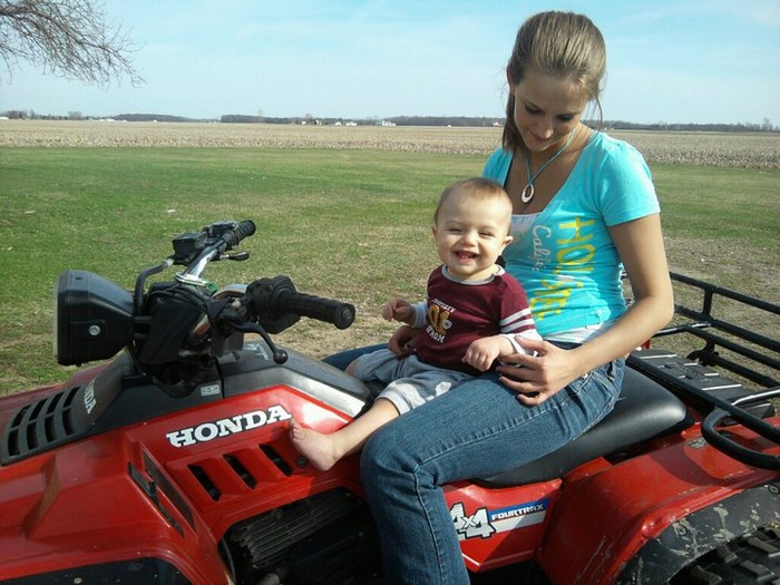 Coles first 4 wheeling ride!