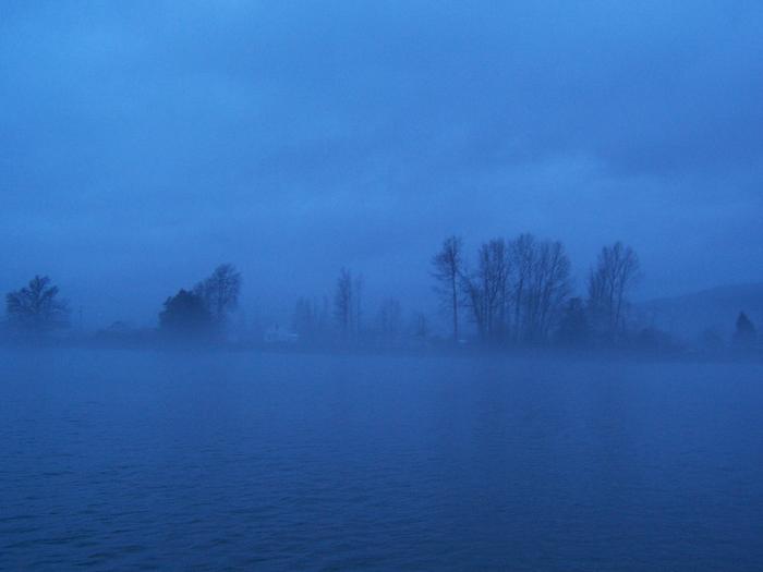 Fog on Columbia River
